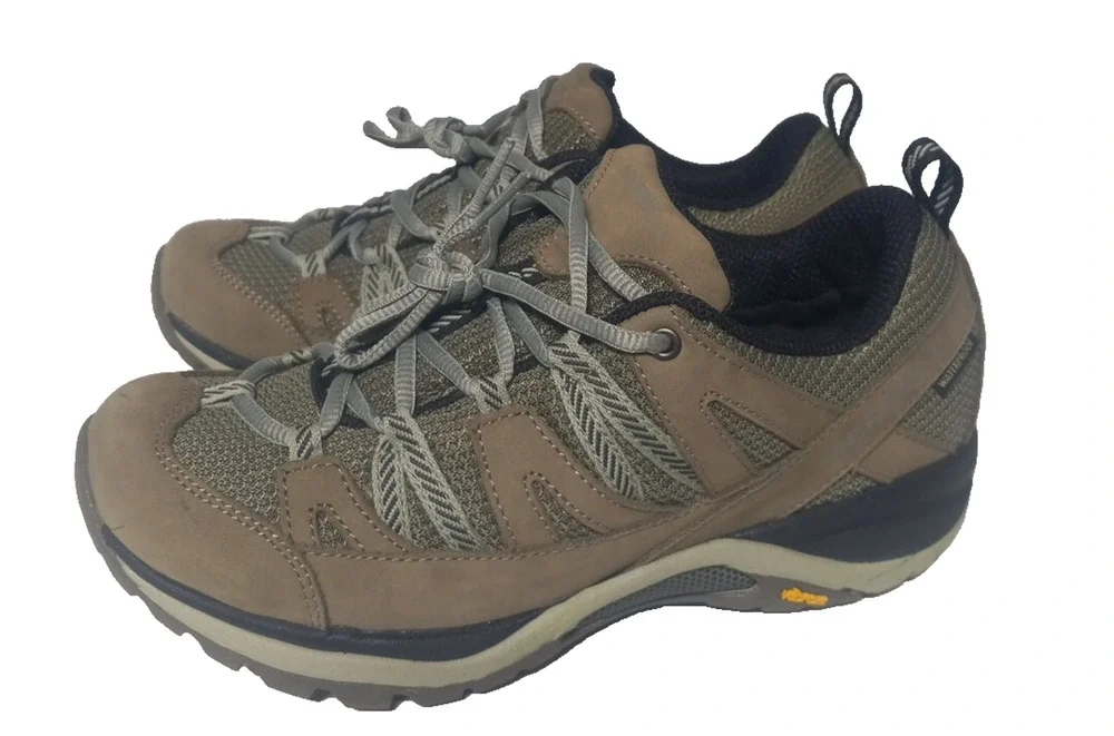 Merrell Siren Edge 3 Hiking Shoes Waterproof Brindle (Beige) Womens Sz 7